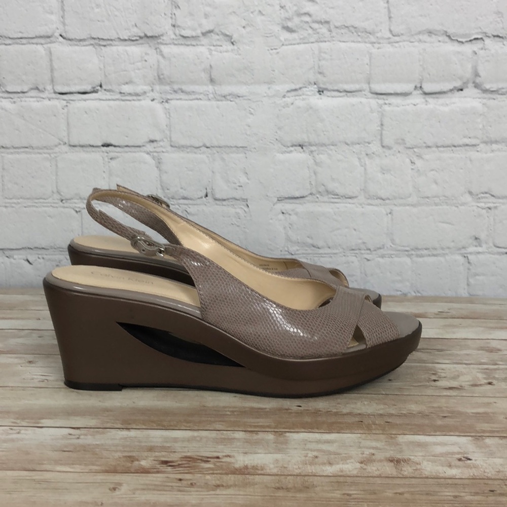 Calvin Klein Wedge Slingback